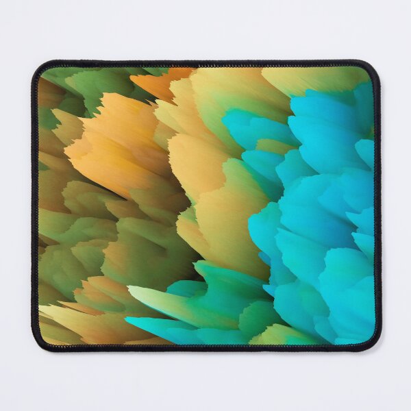 Item preview, Multi Color Pixel Orange Blue green Smoke Cloud Pattern designed and sold by eviesfashion.