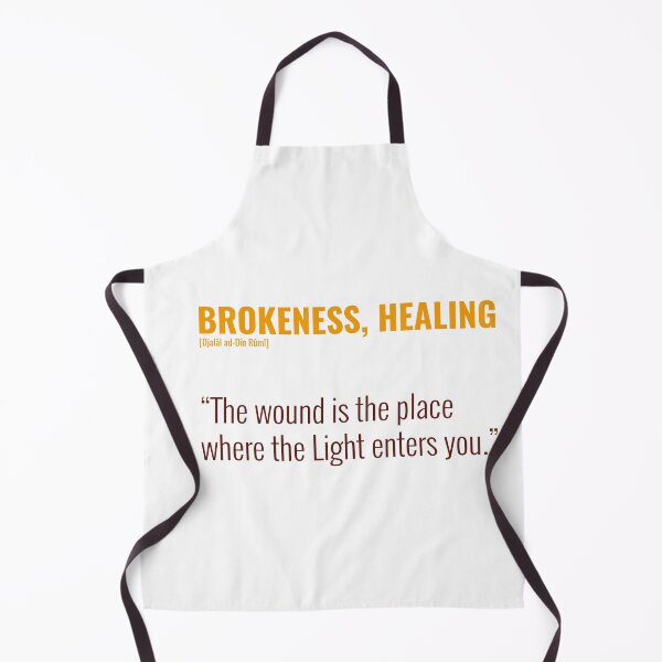 Item preview, Djalâl ad Dîn Rûmî Brokenness, Healing Quotes designed and sold by Studio TANFF.