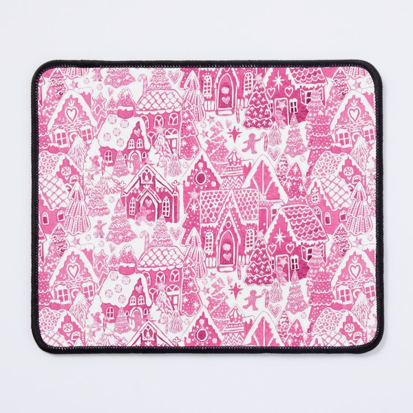 Item preview, Gingerbread Houses and Christmas village Candy land Pink designed and sold by MagentaRose.