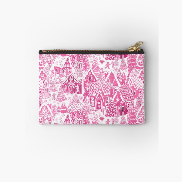 Item preview, Gingerbread Houses and Christmas village Candy land Pink designed and sold by MagentaRose.