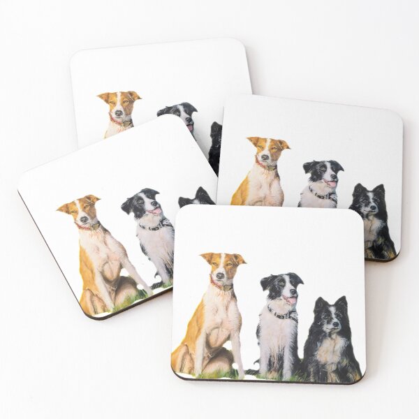 Item preview, Trio of Collie Dogs designed and sold by LornaBowdenART.