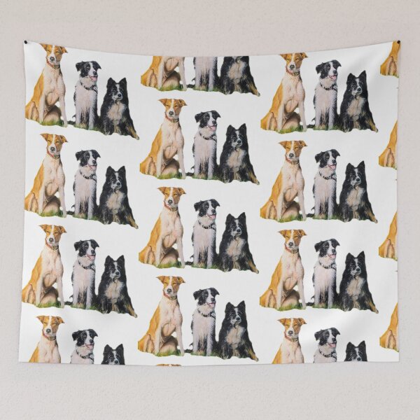 Item preview, Trio of Collie Dogs designed and sold by LornaBowdenART.