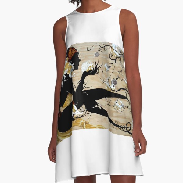 Drawing in the Spirits A-Line Dress