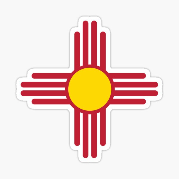Symbol of the Zia Sticker