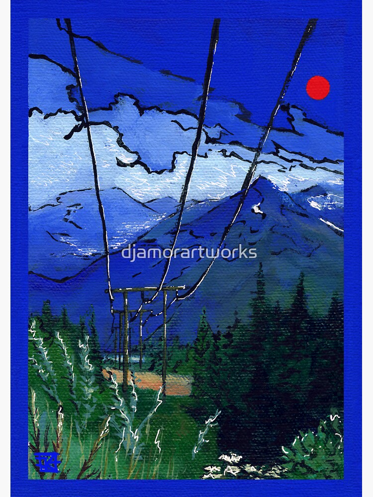 "Land of the Midnight Sun" Sticker by djamorartworks Redbubble