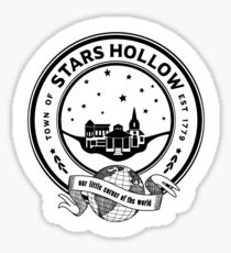 stars hollow Sticker