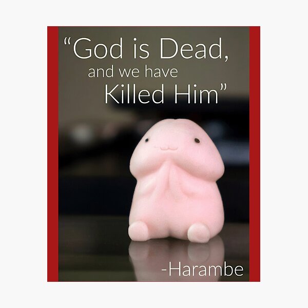 Item preview, god is dead and we have killed him   designed and sold by ToxicGoddessCo.