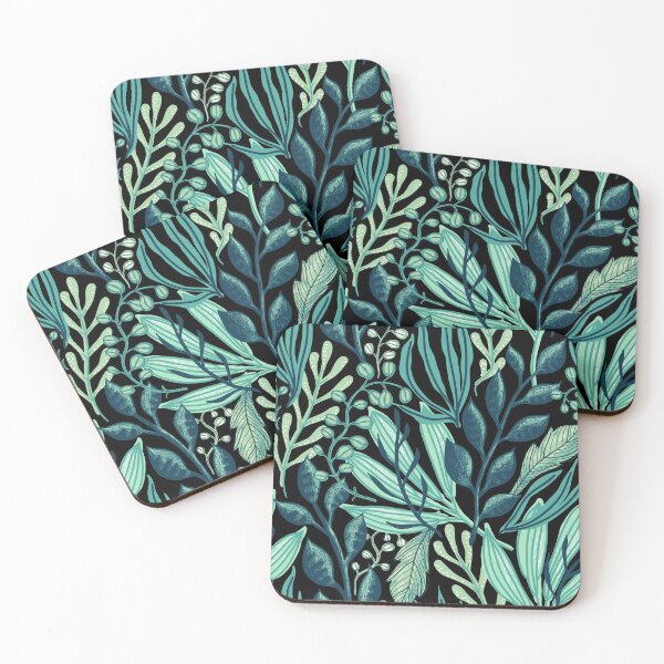 Item preview, Dark Green Leaf Pattern designed and sold by thecooltable.