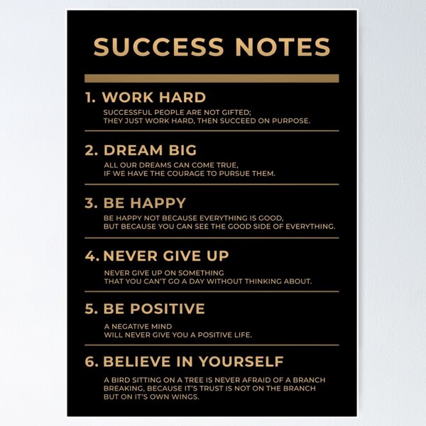 Item preview, Motivational - Succes Notes designed and sold by FREAC.