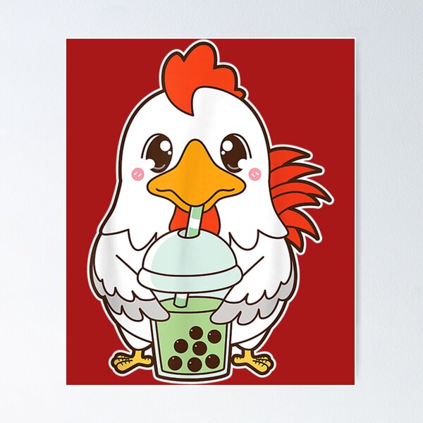 Artikel-Vorschau von Kawaii süßer Sternzeichen Boba Hahn Matcha grüner Schaummilchtee, designt und verkauft von ToxicGoddessCo.