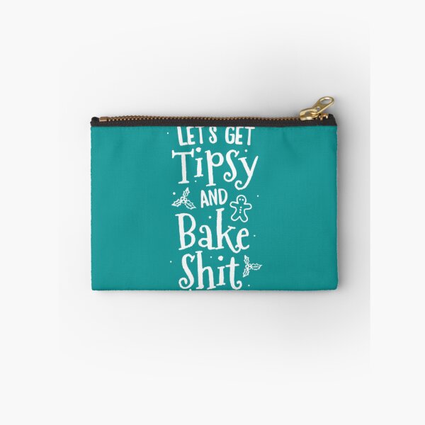 Item preview, lets get tipsy and bake shit t shirt christmas cookie adult    designed and sold by ToxicGoddessCo.