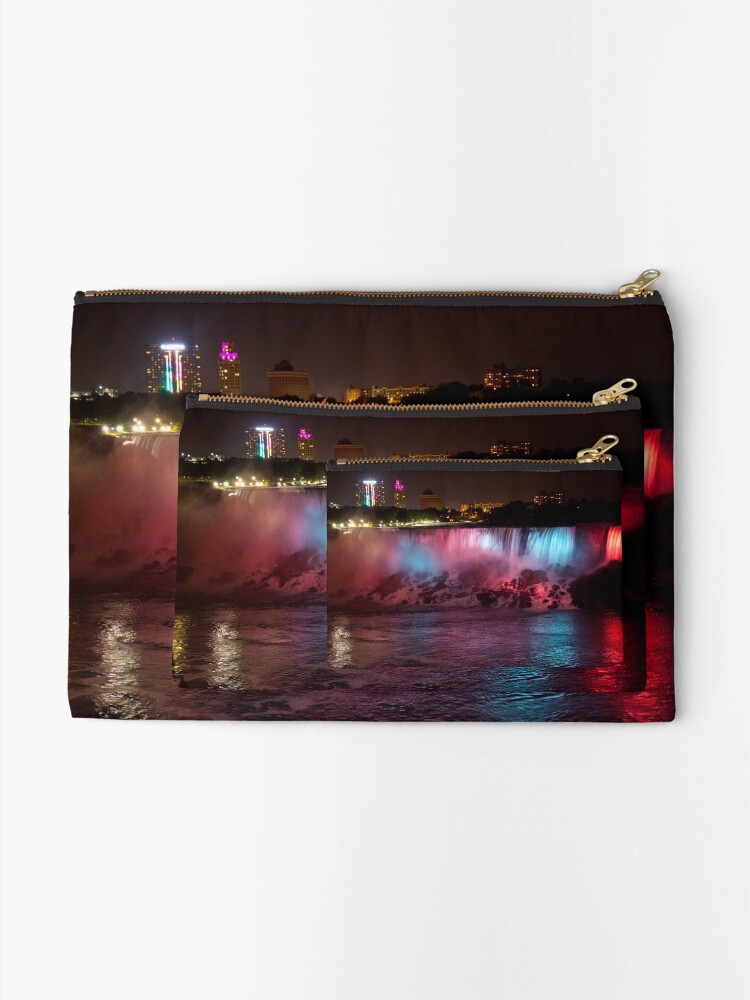 Alternate view of Light of the Falls Zipper Pouch
