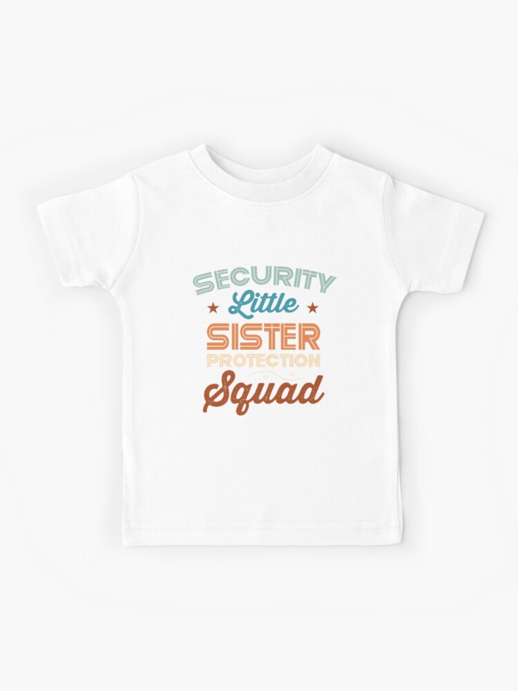 Gifts for new big brothers gift ideas from sibling Security Little Bro T-Shirt 