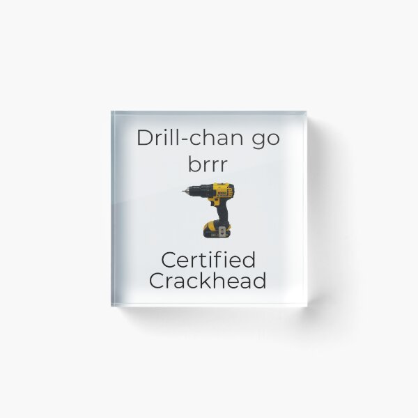 Item preview, Michael Reeves - Drill-chan go brrr Crackhead edition   designed and sold by ToxicGoddessCo.