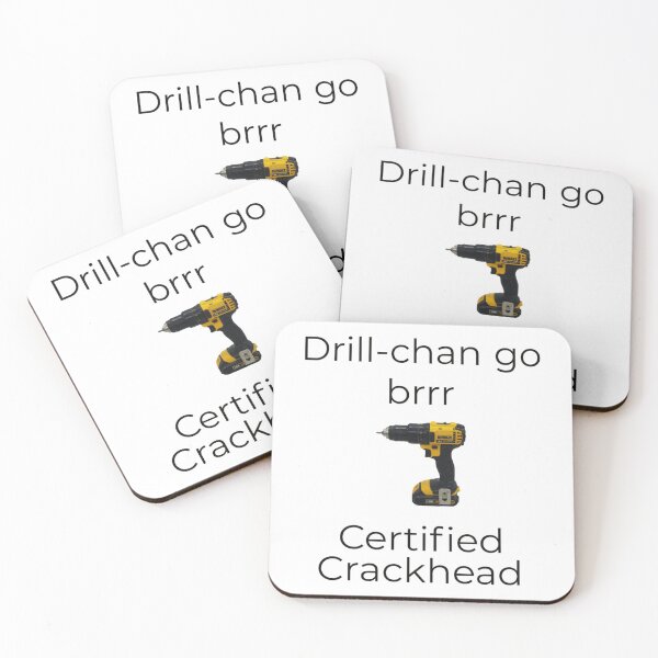 Item preview, Michael Reeves - Drill-chan go brrr Crackhead edition   designed and sold by ToxicGoddessCo.