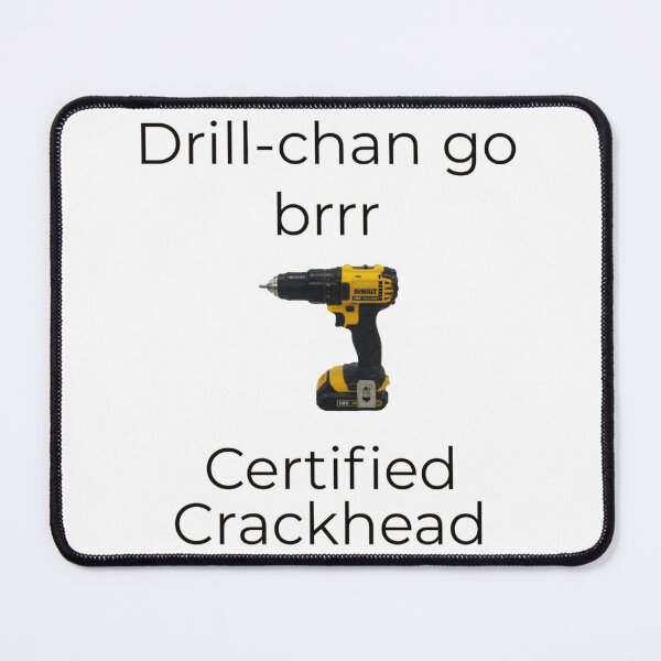 Item preview, Michael Reeves - Drill-chan go brrr Crackhead edition   designed and sold by ToxicGoddessCo.