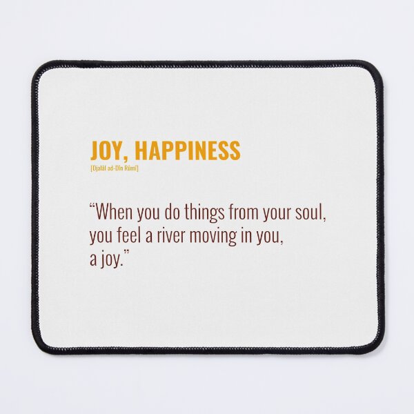Item preview, Djalâl ad Dîn Rûmî Joy, Happiness Quotes designed and sold by Studio TANFF.
