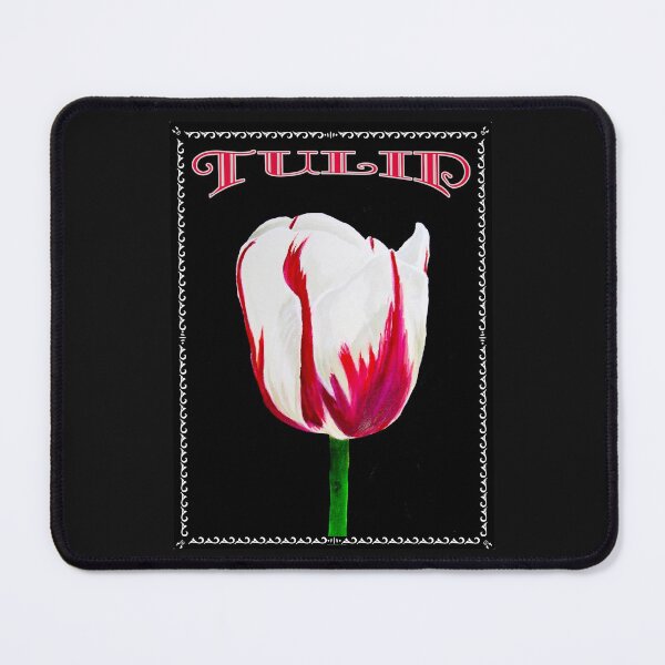 Item preview, Burgundy Tulip Label designed and sold by PaintedbyCarol.