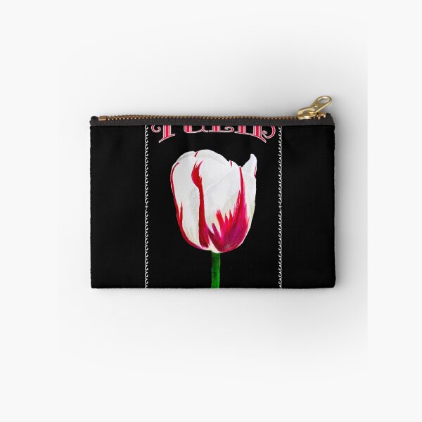 Item preview, Burgundy Tulip Label designed and sold by PaintedbyCarol.