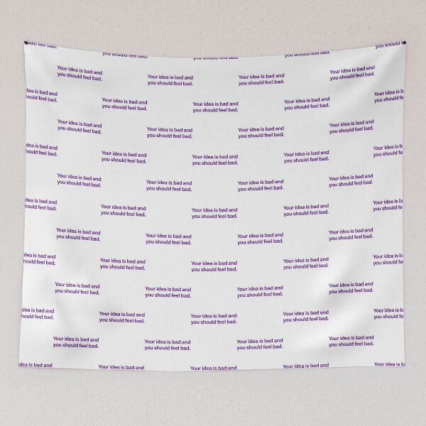 Item preview, Michael Reeves meme quote. Your idea is bad   designed and sold by ToxicGoddessCo.