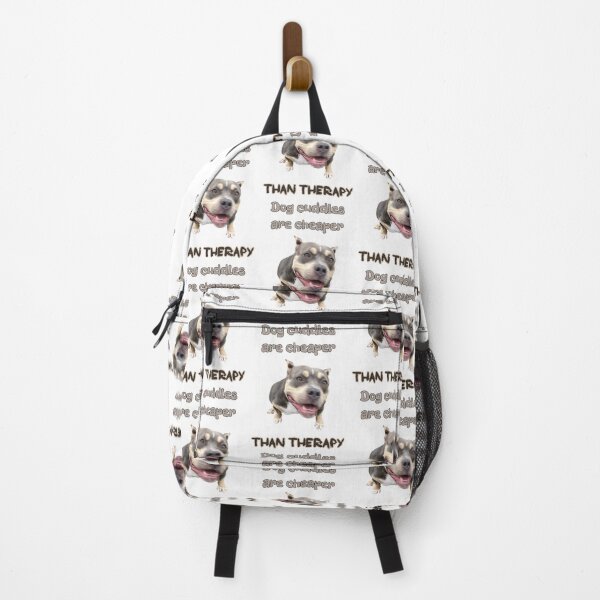 Item preview, Dog cuddles are cheaper than therapy | funny american bulldog designed and sold by NathBros.