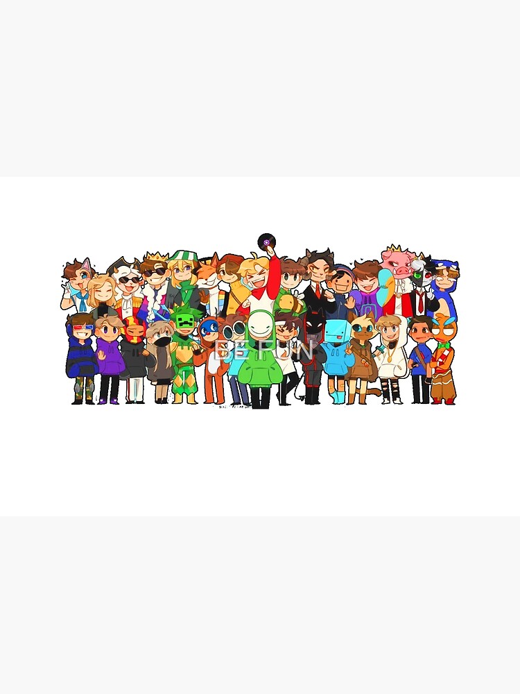 Dream Smp All Members Laptop Skin For Sale By Zoro33 Redbubble