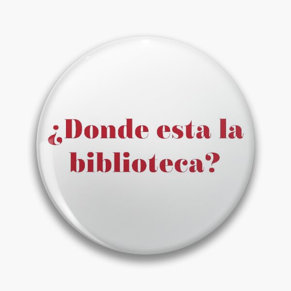Item preview, donde esta la biblioteca? designed and sold by jennlang.