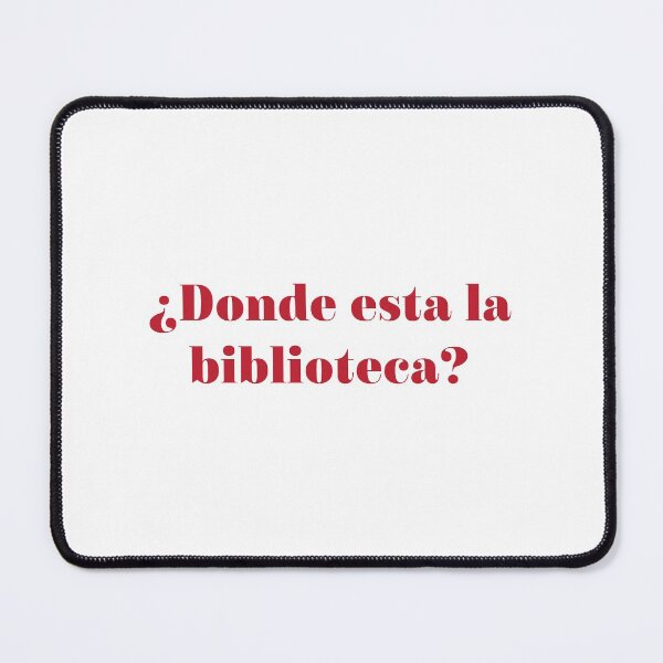 Item preview, donde esta la biblioteca? designed and sold by jennlang.