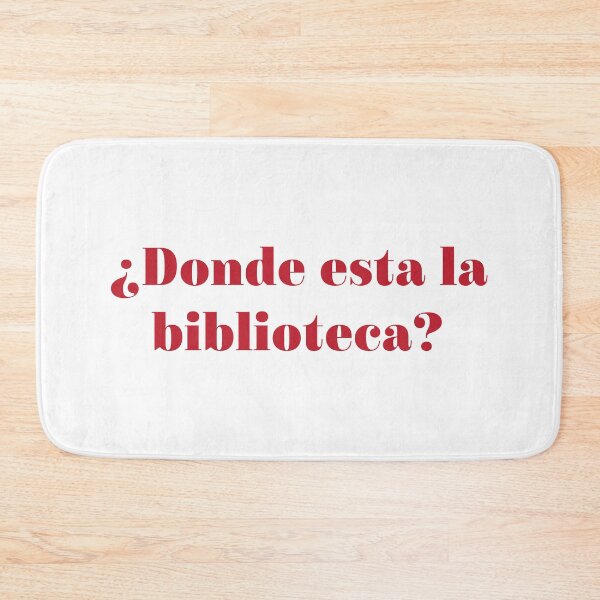 Item preview, donde esta la biblioteca? designed and sold by jennlang.