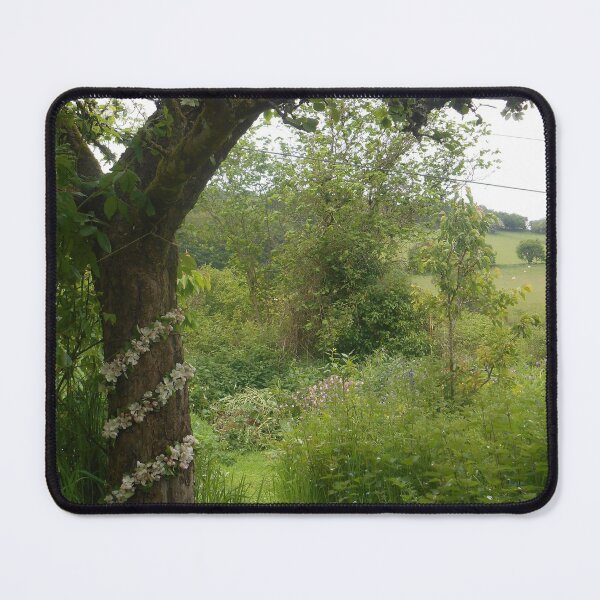 Item preview, Apple Blossom Spiral on tree trunk designed and sold by Amber-Woodhouse.