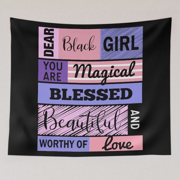 Item preview, Dear Black Girl You Are Magical - Positive Affirmation designed and sold by blackartmatters.