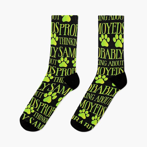 Item preview, Probably Thinking About Samoyeds - Samoyed Lovers Dog Lovers Sarcastic Funny Hilarious Present For Mom, Dad , Girlfriend Or Boyfriend designed and sold by Aymanclothings.