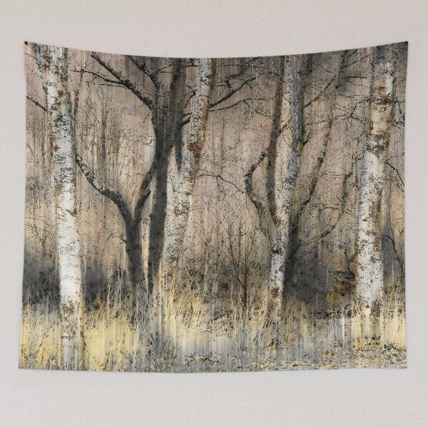 Item preview, Silver Birch Trees Abstract designed and sold by AnitaLynne.