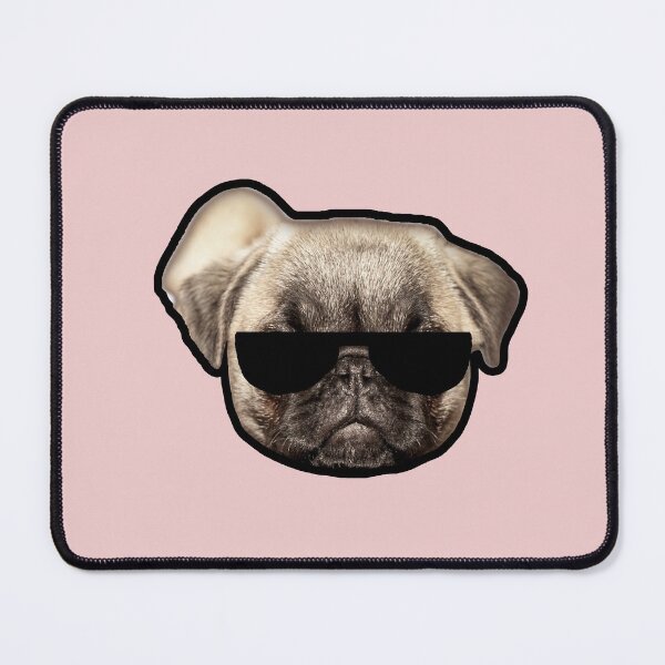 Item preview, Pug With Shades Cool Chill Dog Humor designed and sold by EllConApparel.