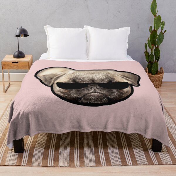 Item preview, Pug With Shades Cool Chill Dog Humor designed and sold by EllConApparel.