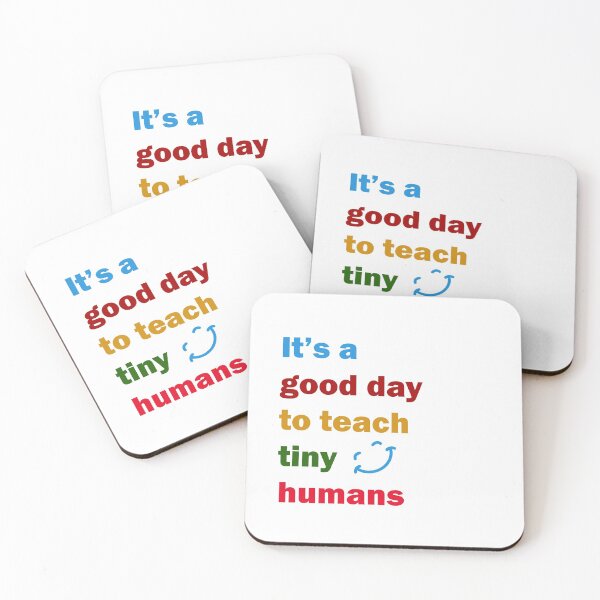 Item preview, funny teachers it's a good day to teach tiny humans design  designed and sold by Rami Khalifah.