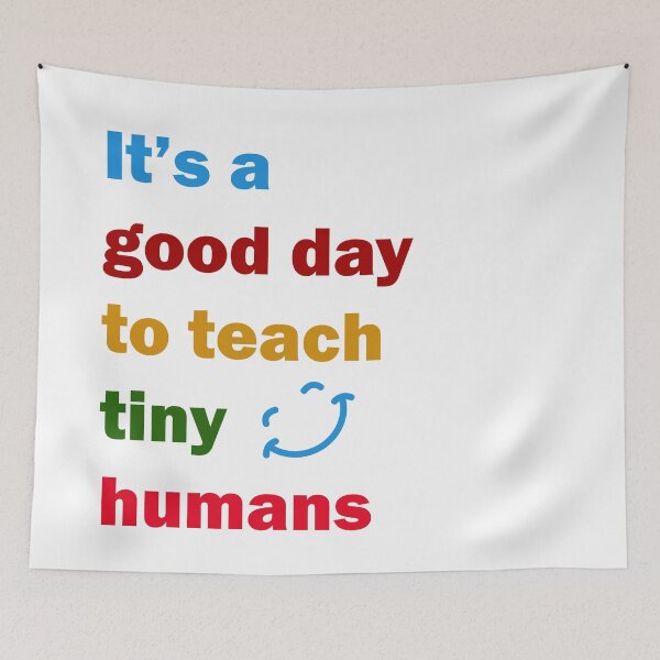 Item preview, funny teachers it's a good day to teach tiny humans design  designed and sold by Rami Khalifah.