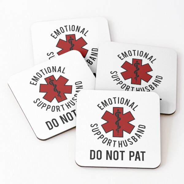 Item preview, Vintage Emotional Support Husband Do Not Pat designed and sold by thegreatusa.