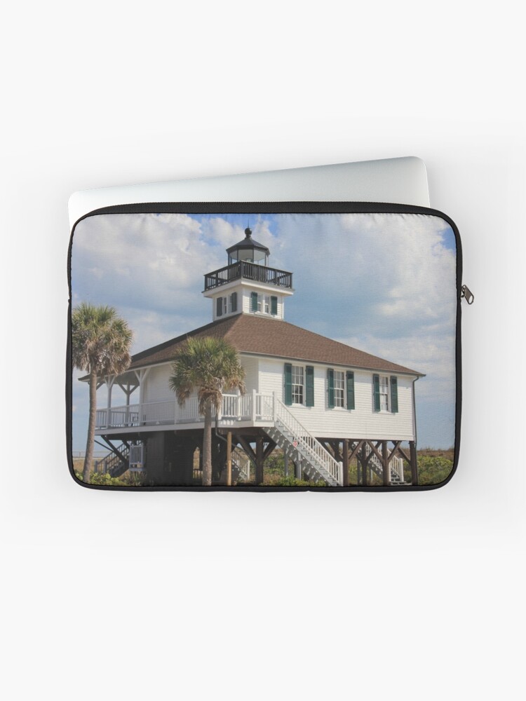 Thumbnail 1 of 2, Laptop Sleeve, Boca Grande Lighthouse designed and sold by posyrosie.