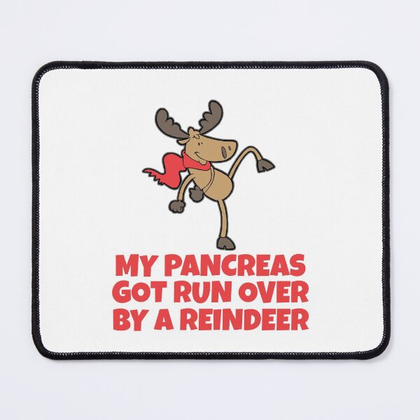 Item preview, Type One Diabetes My Pancreas Got Run Over By A Reindeer Christmas designed and sold by LOVECURIO.