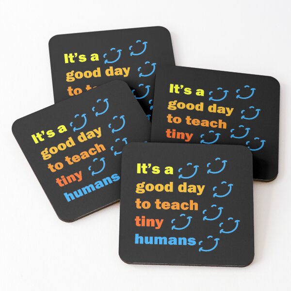 Item preview, funny teachers it's a good day to teach tiny humans design  designed and sold by Rami Khalifah.