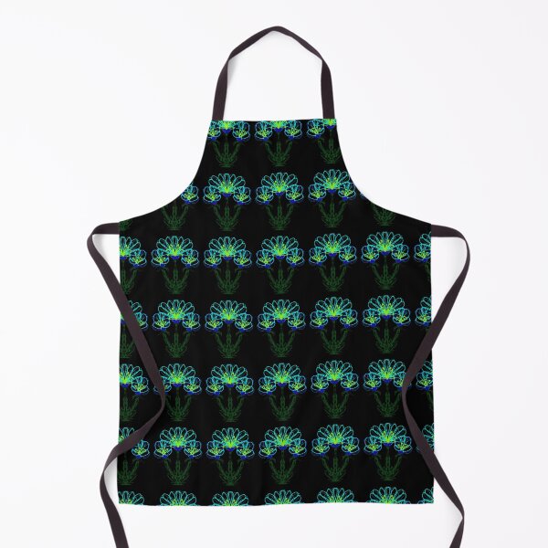 Item preview, Flower. Neon blues designed and sold by Rytespot.
