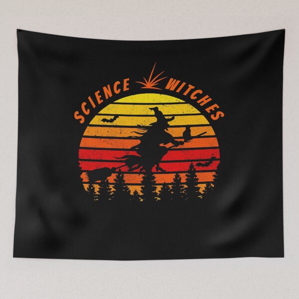Item preview, Science halloween vintage sunset witches designed and sold by Nadey.