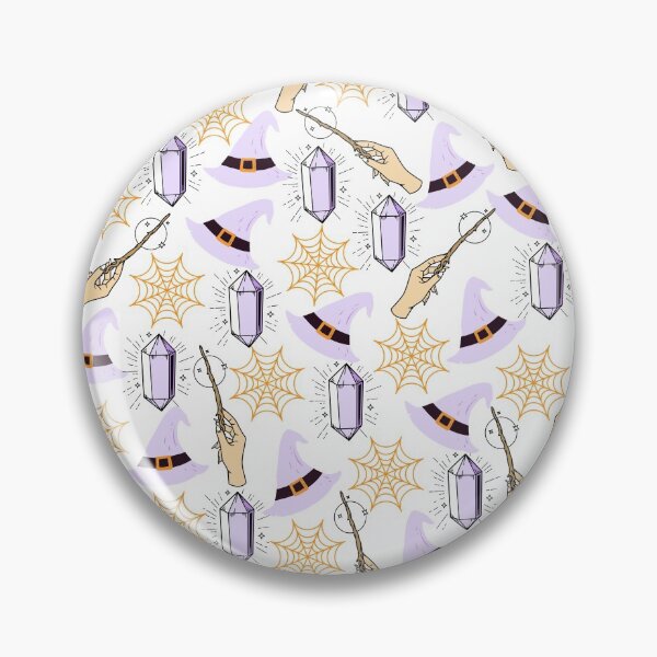Item preview, Halloween Witch Pattern designed and sold by SMillustrations.