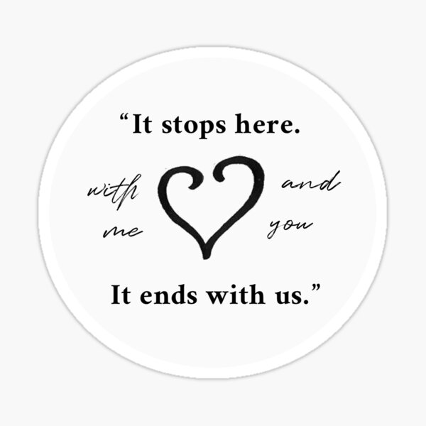 It Ends With Us Gifts  Merchandise for Sale  Redbubble
