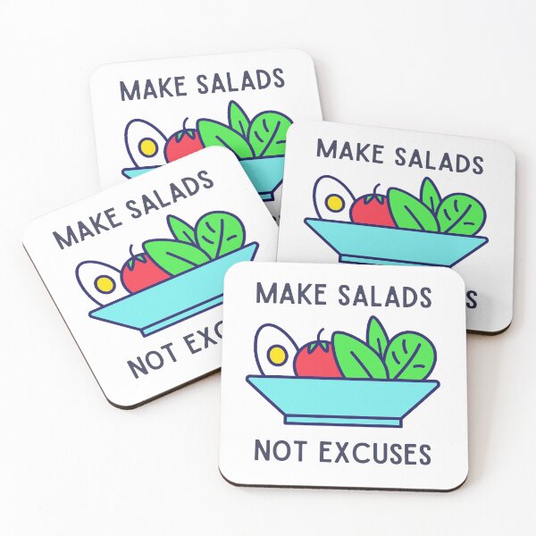 Item preview, Make Salads Not Excuses designed and sold by MadlyJayne.