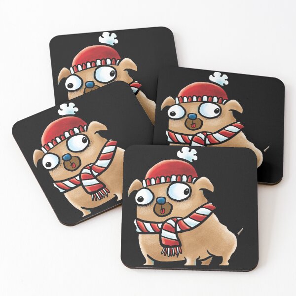Item preview, Winter Pug designed and sold by Grasdal.