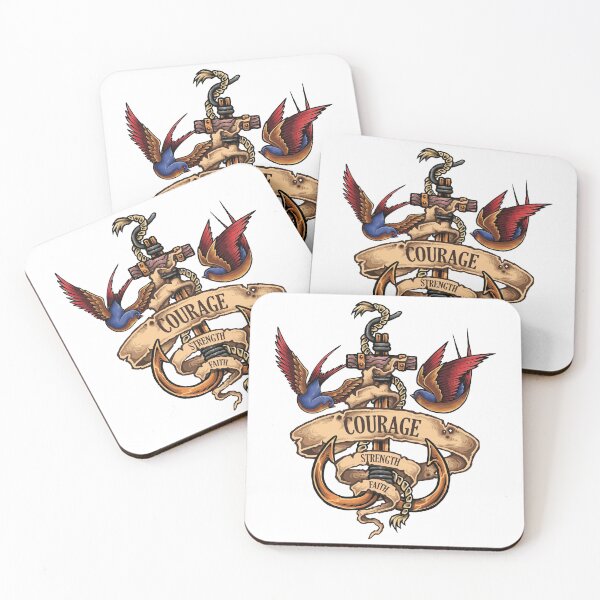 Item preview, Courage, Strength, and Faith designed and sold by Vector Scout Lab.