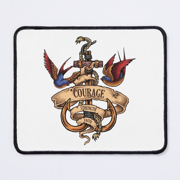 Item preview, Courage, Strength, and Faith designed and sold by Vector Scout Lab.