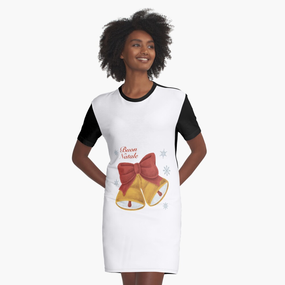 Item preview, Graphic T-Shirt Dress designed and sold by ItaliaStore.